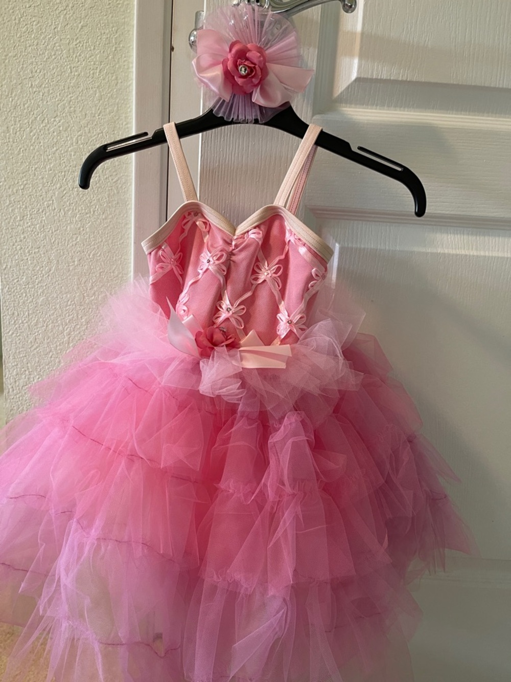 Weissman Getting Dressed For Tea Pink Tulle Girls' Costume Dress Small SC